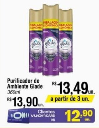 Fort Atacadista Purificador de Ambiente Glade 360ml oferta