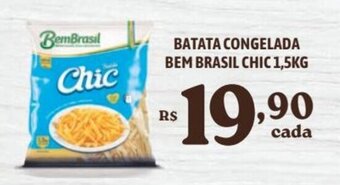 BATATA CONGELADA BEM BRASIL CHIC 1,5KG