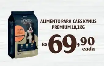 Bahamas Supermercados ALIMENTO PARA CÃES KYNUS PREMIUM 10,1KG oferta