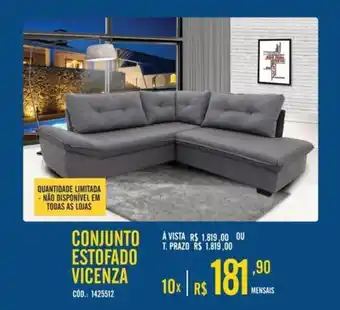 CONJUNTO ESTOFADO VICENZA