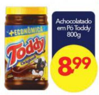 Lopes Supermercados Achocolatado em po Toddy 800g oferta