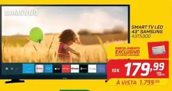 GBarbosa Smart tv led 43” samsung 43t5300 oferta