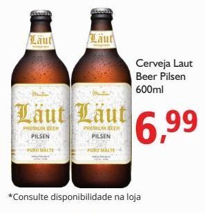 Supermercados ABC Cerveja laut beer pilsen 600ml oferta