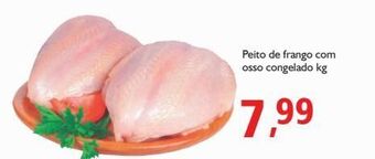 Supermercados ABC Peito de frango com osso congelado kg oferta