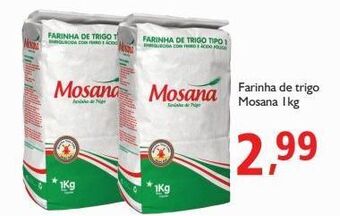 Supermercados ABC Farinha de trigo mosana 1kg oferta