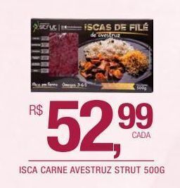 DB Supermercados Isca carne avestruz strut 500g oferta