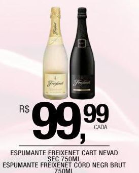 DB Supermercados Espumante freixenet 750ml oferta
