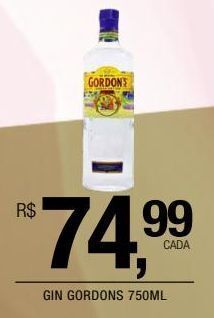 DB Supermercados Gin gordon´s 750ml oferta