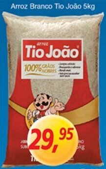 Supermercados Guanabara Arroz Branco Tio Joao 5kg oferta