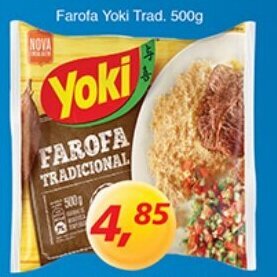 Supermercados Guanabara Farofa Yoki Trad. 500g oferta