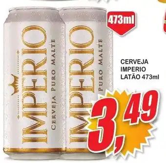 Vianense Supermercados CERVEJA IMPERIO LATÃO 473ml oferta