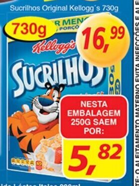 Supermercados Guanabara Sucrilhos Original Kellogg's 730g oferta