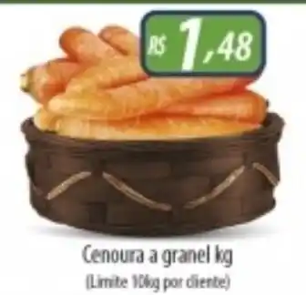 Cenoura a granel 1kg