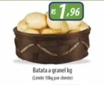 Supermercados Rondon Batata a granel 1kg oferta