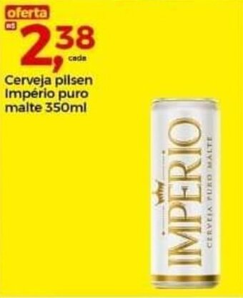 Frangolândia Cerveja pilsen Império puro malte 350ml oferta