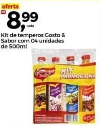 Frangolândia Kit de temperos Gosto & Sabor com 04 unidades de 500ml oferta