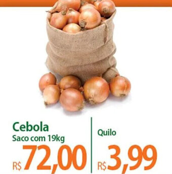Cebola Saco com 19kg