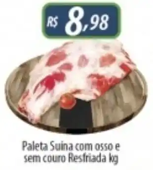 Paleta Suina com osso e sem couro Resfriada 1kg