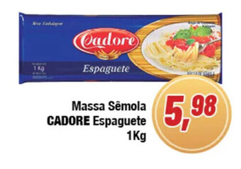 Massa Sêmola CADORE Espaguete 1kg
