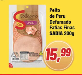 Rede Economia Peito de Peru Defumado Fatias Finas SADIA 200g oferta