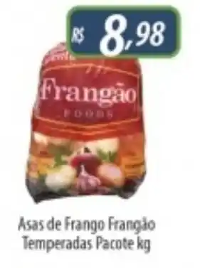 Supermercados Rondon Asas de Frango Frangao Temperadas pacote 1kg oferta