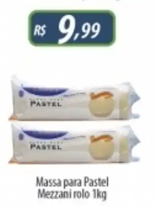 Massa para Pastel Mezzani rolo 1kg