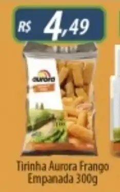 Supermercados Rondon Tirinha Aurora Frango Empanada 300g oferta