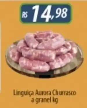 Supermercados Rondon Linguica Aurora Churrasco a granel 1kg oferta