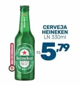 Supermercados Jau Serve CERVEJA HEINEKEN LN 330ml oferta