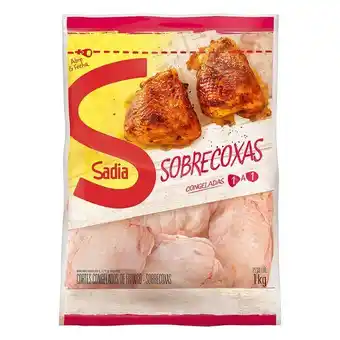 Festval Sobrecoxa de frango congelada sadia 1kg oferta