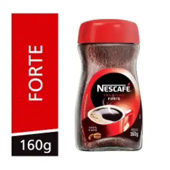 Café solúvel forte nescafé tradição vidro 160g