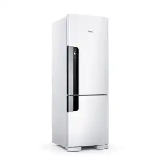 Geladeira consul frost free duplex 397l cor branca com controle externo e freezer embaixo cre44ab