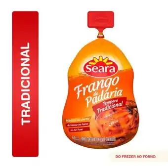 D'avó Supermercado Frango de padaria seara congelado temperado 1,7kg oferta