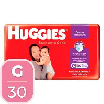 Supermercados Mateus Fralda huggies supreme shortinho mega g 30 unidades oferta