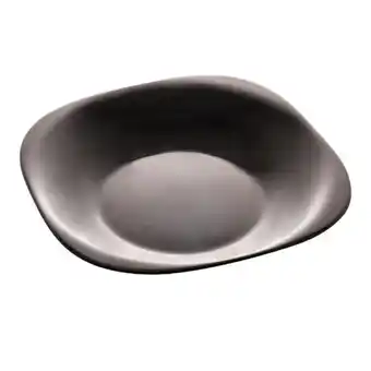 Prato fundo em vidro opalino lyor carine 21cm black