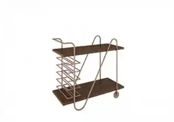 Bar london 95x85x43 avelan com metal - cobre