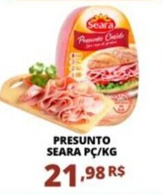 Mercadão Atacadista PRESUNTO SEARA PC/KG oferta