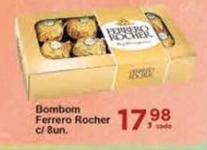 Rossi Supermercado Bombom Ferrero Rocher c/8un oferta