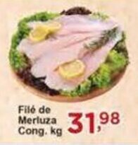 Rossi Supermercado Filé de Merluza Cong. kg oferta