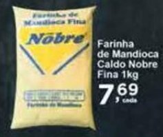 Rossi Supermercado Farinha de Mandioca Caldo Nobre Fina 1kg oferta