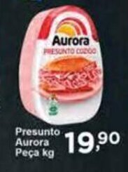 Rossi Supermercado Presunto Aurora Peça kg oferta