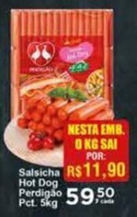 Rossi Supermercado Salsicha Hot Dog Perdigão Pct. 5kg oferta