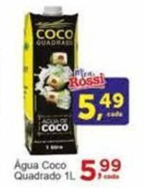 Rossi Supermercado Água Coco Quadrado 1L oferta