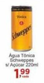 Rossi Supermercado Agua Tónica Schweppes s! Açúcar 220ml oferta
