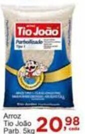 Rossi Supermercado Arroz Tio João Parb. 5kg oferta