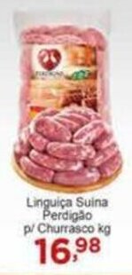 Rossi Supermercado Linguiça Suina Perdigão p/ Churrasco kg oferta