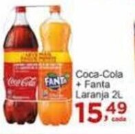 Rossi Supermercado Coca-Cola + Fanta Laranja 2L oferta