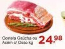 Rossi Supermercado Costela Gaúcha ou acém c/ osso kg oferta