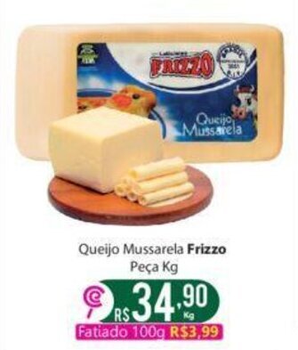 Comercial Esperança Queijo Mussarela Frizzo Peça Kg oferta