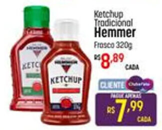 Muffato Ketchup Tradicional Hemmer Frasco 320g oferta
